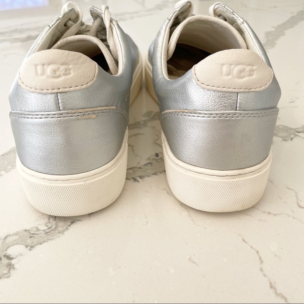 UGG ‘ Zilo’ Silver Metallic Sneakers - Picture 11 of 15